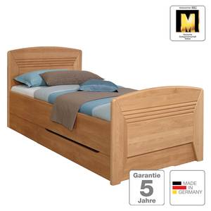 Deels massief bed Valerie I elzenhout - 120 x 190cm - 1 opbergruimte