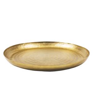 Teller Tisbury Aluminium - Gold - Durchmesser: 50 cm