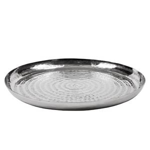 Assiette Tisbury Aluminium - Argenté - Diamètre : 50 cm