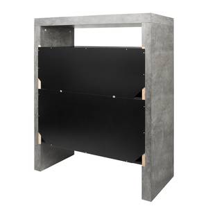 Secretaire Detroit beton / mat zwart