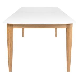 Table extensible Kovland Blanc mat / Chêne