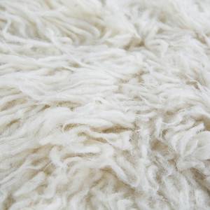 Teppich Flokati Wolle - Weiß - 60 x 120 cm