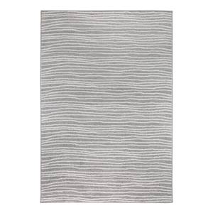 Teppich Bolonia I Kunstfaser - Hellgrau / Weiß - 160 x 230 cm