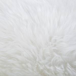 Kissenbezug Schaffell Wolle - Weiß
