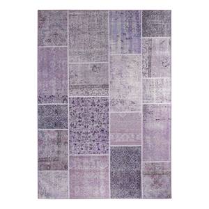 Teppich Classic Kunstfaser - Lavendel / Hellgrau - 140 x 200 cm