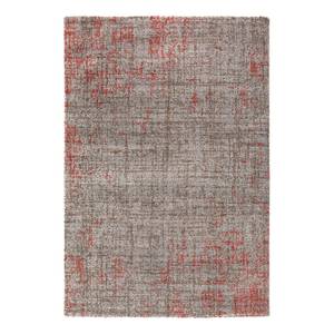 Tapis Girona Fibres synthétiques - Limon / Rouge - 160 x 230 cm