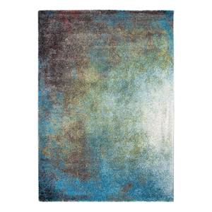 Tapis Grandezza Fibres synthétiques - Bleu / Marron - 120 x 170 cm