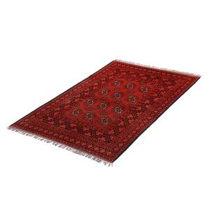 Tapijt Afghan Bouchara rood scheerwol 100x150cm