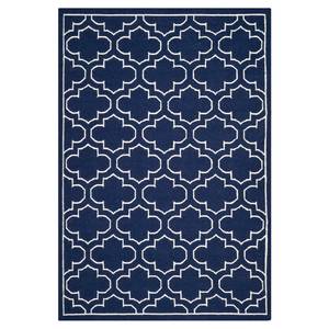 Teppich Agadir Blau/Creme - 183 x 275 cm - 200 x 300 cm