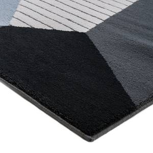 Teppich Alaska II Webstoff - Grau / Schwarz