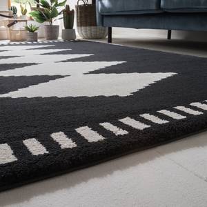 Tapis Alaska III Tissu - Noir / Crème