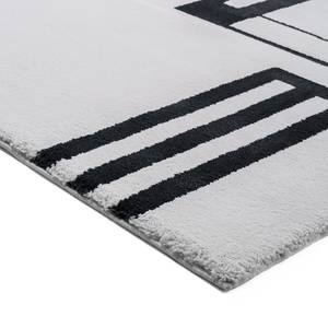 Tapis Alaska IX Tissu - Crème / Noir - 160 x 230 cm