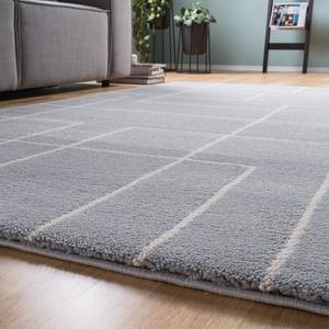 Tapis Alaska VI Tissu - Gris / Crème - 160 x 230 cm