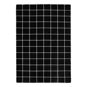 Tapis Alaska VII Tissu - Noir / Blanc