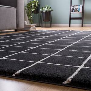 Tapis Alaska VII Tissu - Noir / Blanc