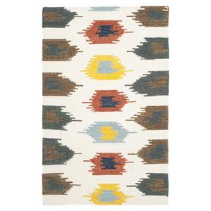 Teppich Allegra Dhurrie Mischgewebe - Mehrfarbig - 90 x 150 cm