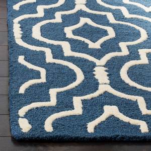 Teppich Ariel handgetuftet Wolle - Dunkelblau - 160 x 230 cm