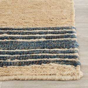 Tapis Bahrain I Beige - Bleu - Fibres naturelles - 120 x 180 cm