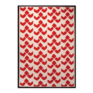 Teppich Bauhaus Rot - Textil - 120 x 10 x 180 cm