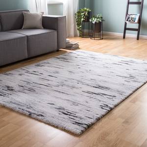 Tapis Beau Cosy I Tissu - Blanc / Noir