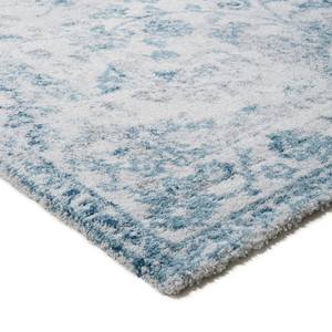 Tapis Beau Cosy III Tissu - Crème / Bleu