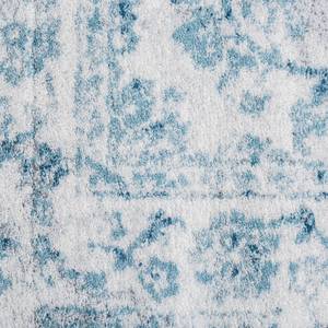 Tapis Beau Cosy III Tissu - Crème / Bleu