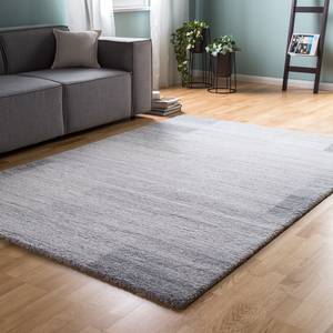 Tappeto Beau Cosy IV tessuto - Grigio chiaro / Grigio scuro - 160 x 230 cm