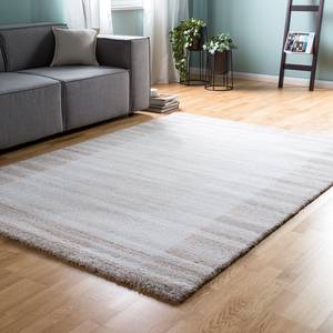 Tapis Beau Cosy V Tissu - Crème / Beige - 160 x 230 cm