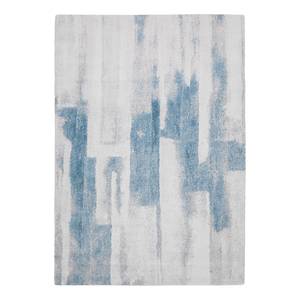 Tapis Beau Cosy VII Tissu - Crème / Bleu pétrole