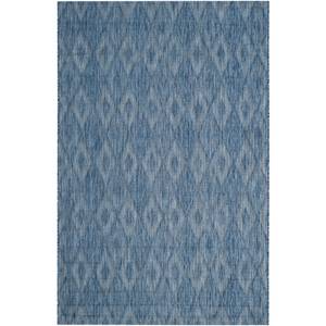 Tapis Biarritz Fibres synthétiques - Bleu - 120 x 180 cm