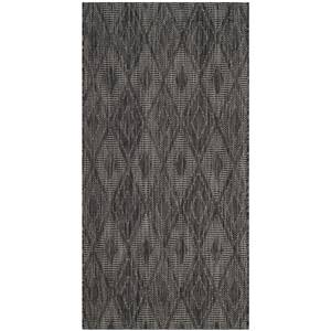 Tapis Biarritz Fibres synthétiques - Noir - 90 x 150 cm