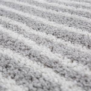 Tapis Bolonia I Fibres synthétiques - Gris clair / Blanc