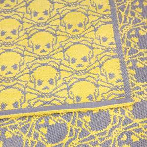 Teppich Bones Gelb - Textil - 120 x 170 cm