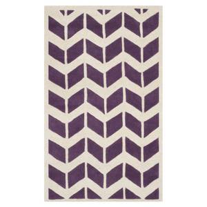 Tapis Brenna Mauve - Fibres naturelles - 90 x 150 cm