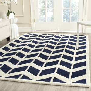 Tappeto Brenna Blu scuro/Color crema - Misure: 121 x 182 cm - 120 x 180 cm