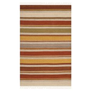 Teppich Caleb Striped Kilim Multicolor - Maße: 76 x 121 cm