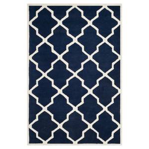 Tapis Carbone Bleu foncé / Crème - 120 x 180 cm