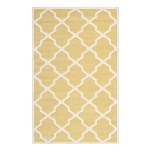 Teppich Carbone Gold/Creme - 122 x 183 cm - 120 x 180 cm