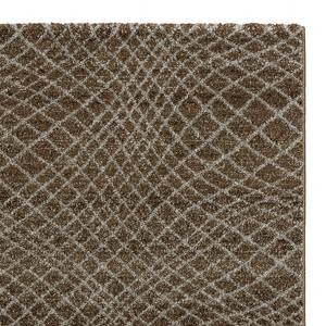 Tapis Carpi Fibres synthétiques - Marron / Blanc - 80 x 150 cm