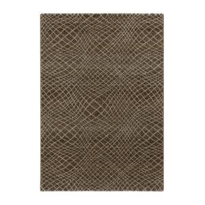 Tapis Carpi Fibres synthétiques - Marron / Blanc - 80 x 150 cm