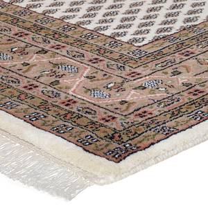 Wollen vloerkleed Chandi Mir wol/crèmekleurig - Beige - 140 x 70 cm