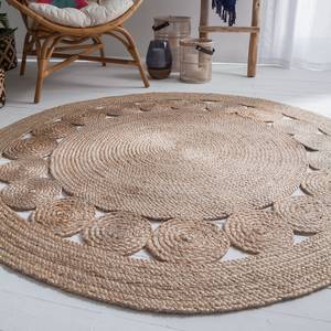 Tapis Chieko (tressé à la main) Jute - Ø 150 cm