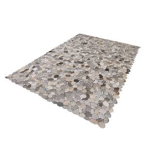 Tapis Circle Grey Peau de vache / Gris