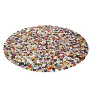 Teppich Circle Multi Kuhleder Mehrfarbig - Ø 250 cm