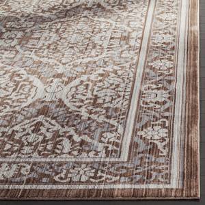 Tapis Claudia Woven Fibres synthétiques - Marron / Gris - 120 x 180 cm