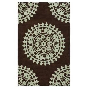 Tapis Cleo Marron / Vert - 107 x 168 cm - 120 x 180 cm