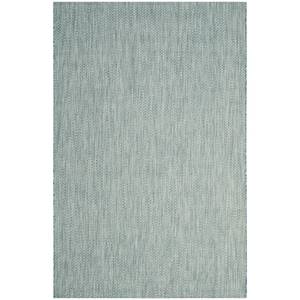 Tapis Como Fibres synthétiques - Bleu pétrole - 160 x 230 cm