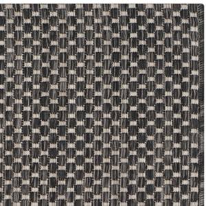 Tapis Como Fibres synthétiques - Noir - 60 x 109 cm