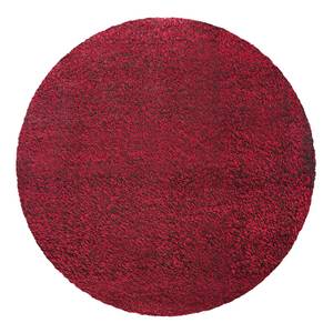 Tapis Cosy Glamour Marron / Rouge - Ø 120 cm