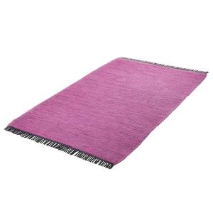 Teppich Cotton Violett - 60 x 120 cm